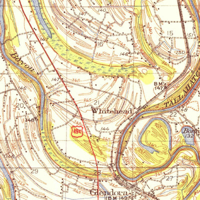 United States Geological Survey Sumner, MS (1931, 62500-Scale) digital map