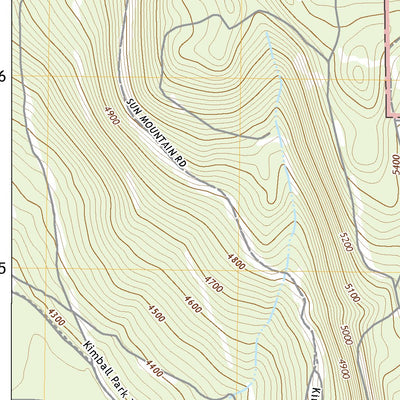 United States Geological Survey Sun Pass, OR (2020, 24000-Scale) digital map