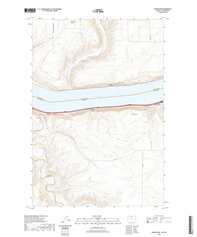 United States Geological Survey Sundale NW, OR (2020, 24000-Scale) digital map