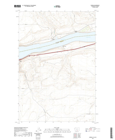 United States Geological Survey Sundale, WA (2020, 24000-Scale) digital map