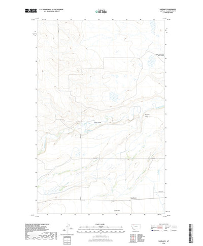 United States Geological Survey Sundance, MT (2020, 24000-Scale) digital map