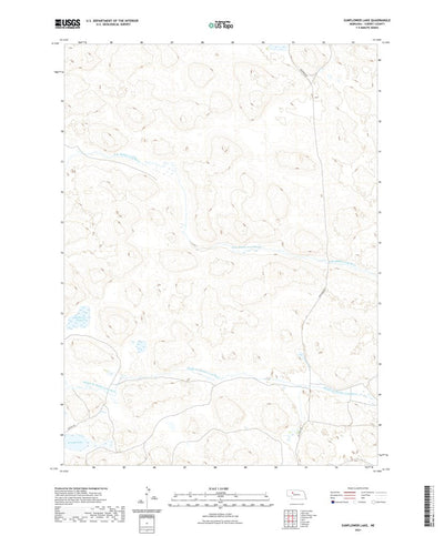 United States Geological Survey Sunflower Lake, NE (2021, 24000-Scale) digital map
