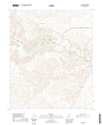 United States Geological Survey Sunset, NM (2020, 24000-Scale) digital map