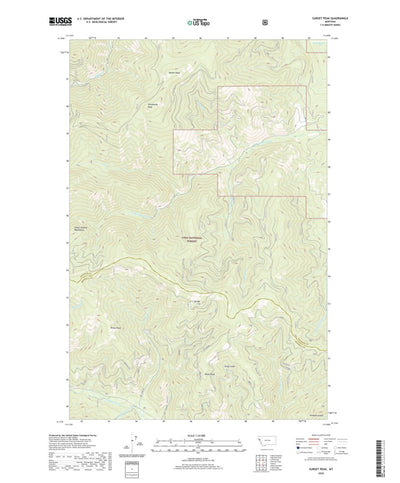 United States Geological Survey Sunset Peak, MT (2020, 24000-Scale) digital map