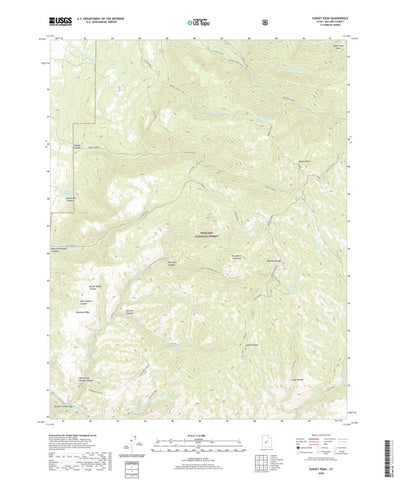 United States Geological Survey Sunset Peak, UT (2020, 24000-Scale) digital map