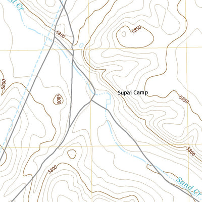 United States Geological Survey Supai Camp, AZ (2021, 24000-Scale) digital map