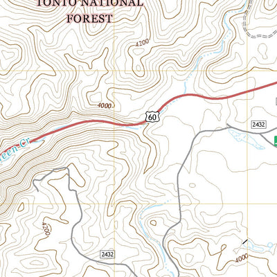 United States Geological Survey Superior, AZ (2021, 24000-Scale) digital map