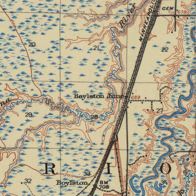 United States Geological Survey Superior, MN-WI (1915, 62500-Scale) digital map
