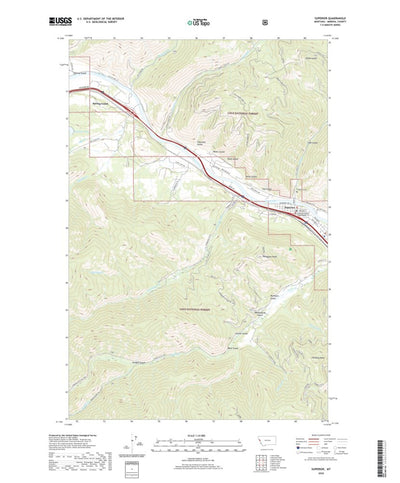 United States Geological Survey Superior, MT (2020, 24000-Scale) digital map