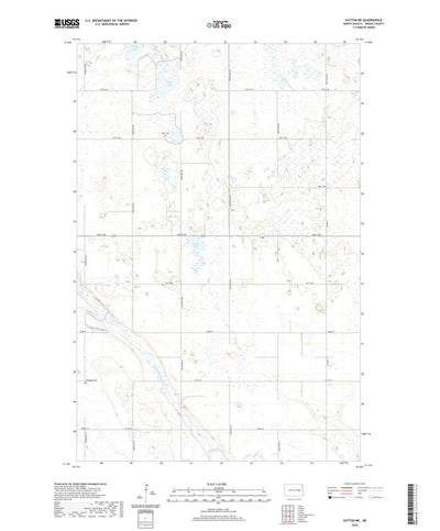 United States Geological Survey Sutton NE, ND (2020, 24000-Scale) digital map
