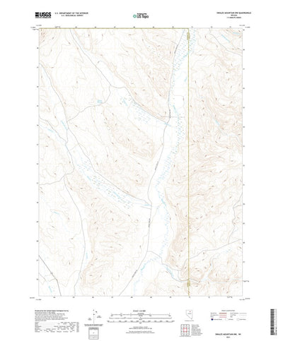 United States Geological Survey Swales Mountain NW, NV (2021, 24000-Scale) digital map