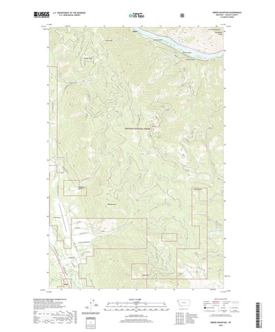United States Geological Survey Swede Mountain, MT (2020, 24000-Scale) digital map