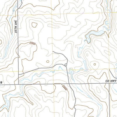 United States Geological Survey Sweet Briar, ND (2020, 24000-Scale) digital map