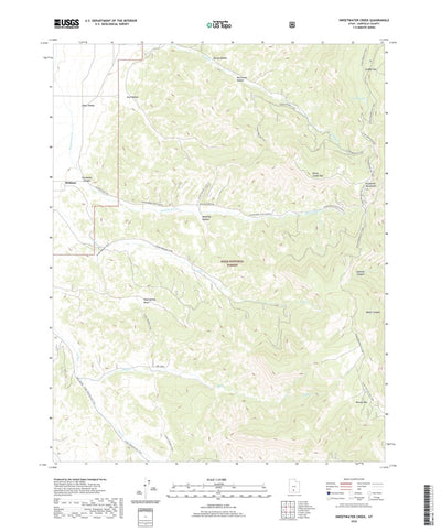 United States Geological Survey Sweetwater Creek, UT (2020, 24000-Scale) digital map