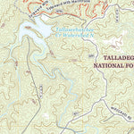 United States Geological Survey Sylacauga East, AL (2021, 24000-Scale) digital map