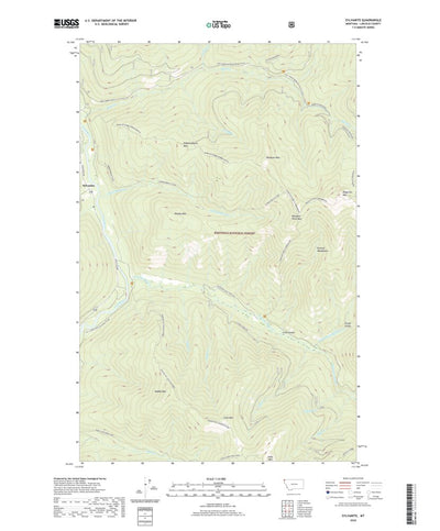 United States Geological Survey Sylvanite, MT (2020, 24000-Scale) digital map