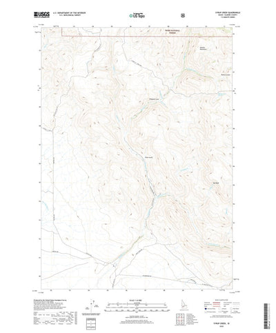 United States Geological Survey Syrup Creek, ID (2020, 24000-Scale) digital map