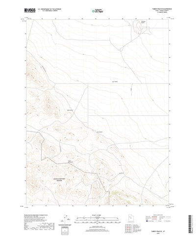 United States Geological Survey Tabbys Peak SE, UT (2020, 24000-Scale) digital map