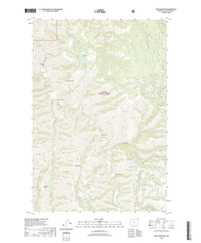 United States Geological Survey Table Mountain, OR (2020, 24000-Scale) digital map