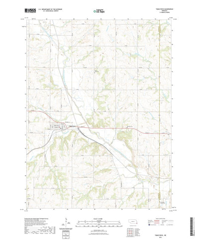 United States Geological Survey Table Rock, NE (2021, 24000-Scale) digital map