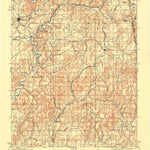 United States Geological Survey Tahlequah, OK-AR (1898, 125000-Scale) digital map