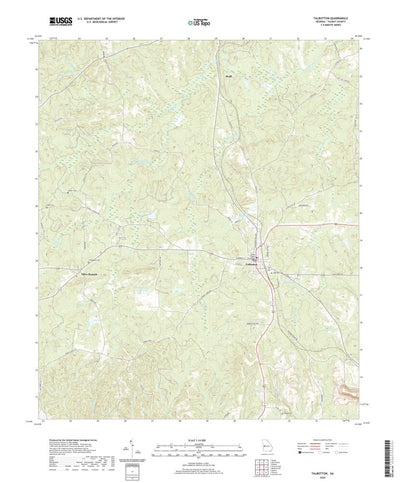 United States Geological Survey Talbotton, GA (2020, 24000-Scale) digital map