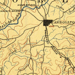 United States Geological Survey Tallapoosa, GA-AL (1889, 125000-Scale) digital map