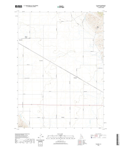 United States Geological Survey Talmage, ID (2020, 24000-Scale) digital map
