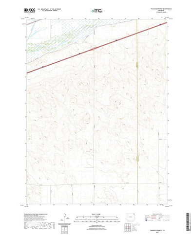 United States Geological Survey Tamarack Ranch, CO (2022, 24000-Scale) digital map