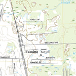 United States Geological Survey Tamina, TX (2022, 24000-Scale) digital map