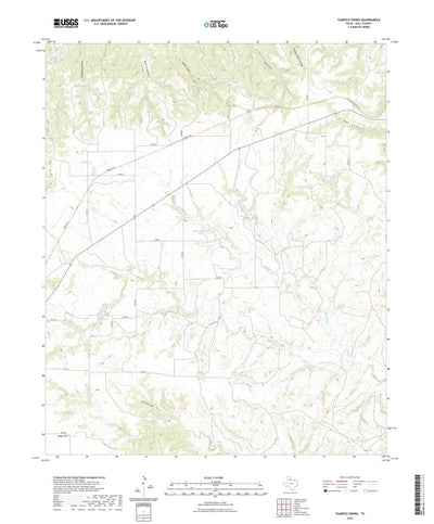 United States Geological Survey Tampico Siding, TX (2022, 24000-Scale) digital map