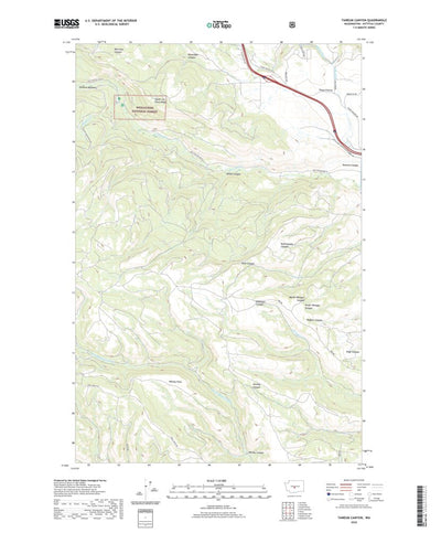 United States Geological Survey Taneum Canyon, WA (2020, 24000-Scale) digital map