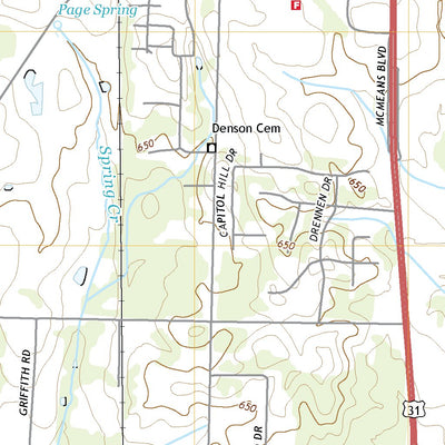 United States Geological Survey Tanner, AL (2020, 24000-Scale) digital map