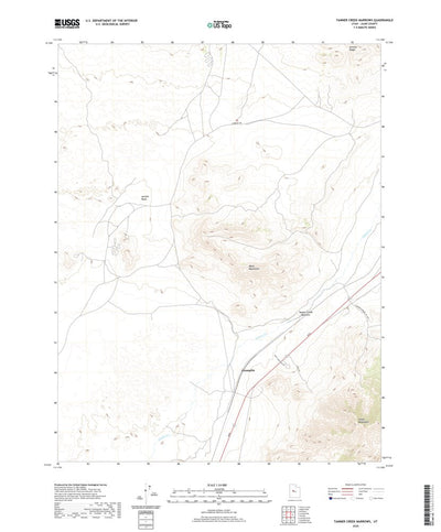 United States Geological Survey Tanner Creek Narrows, UT (2020, 24000-Scale) digital map