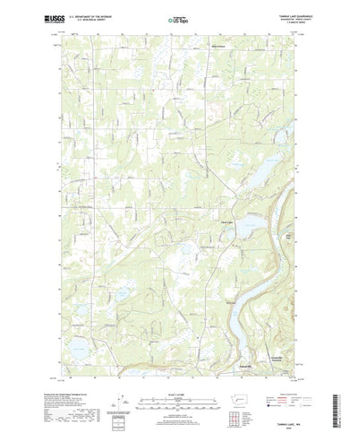 United States Geological Survey Tanwax Lake, WA (2020, 24000-Scale) digital map