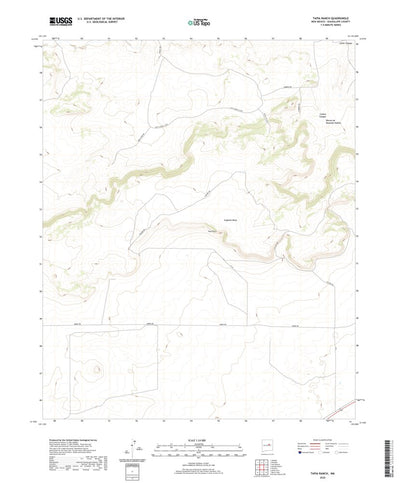 United States Geological Survey Tapia Ranch, NM (2020, 24000-Scale) digital map