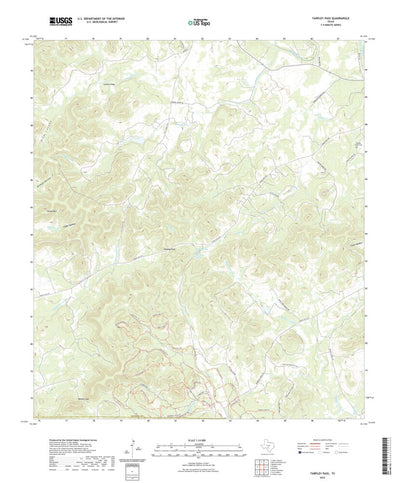 United States Geological Survey Tarpley Pass, TX (2022, 24000-Scale) digital map