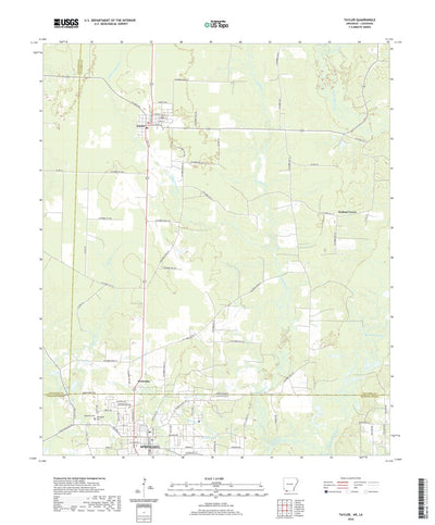 United States Geological Survey Taylor, AR (2020, 24000-Scale) digital map