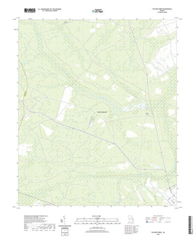 United States Geological Survey Taylors Creek, GA (2020, 24000-Scale) digital map