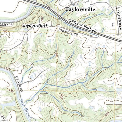 United States Geological Survey Taylorsville, KY (2022, 24000-Scale) digital map