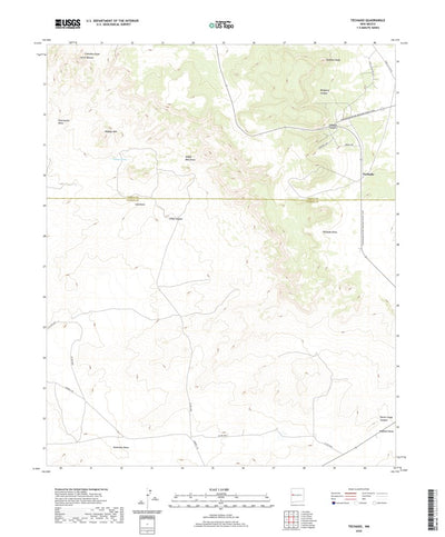 United States Geological Survey Techado, NM (2020, 24000-Scale) digital map