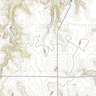 United States Geological Survey Tegarden NW, OK (2022, 24000-Scale) digital map