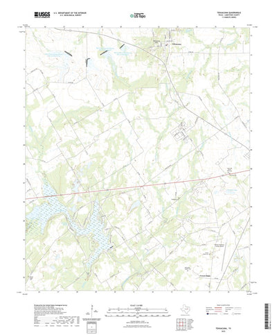 United States Geological Survey Tehuacana, TX (2022, 24000-Scale) digital map