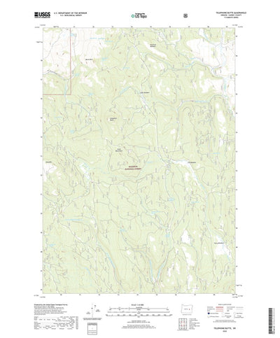 United States Geological Survey Telephone Butte, OR (2020, 24000-Scale) digital map