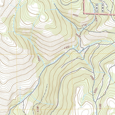 United States Geological Survey Telocaset, OR (2020, 24000-Scale) digital map