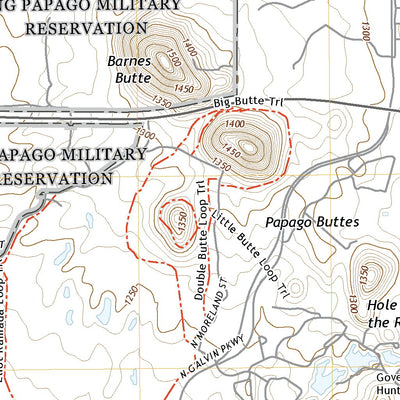United States Geological Survey Tempe, AZ (2021, 24000-Scale) digital map