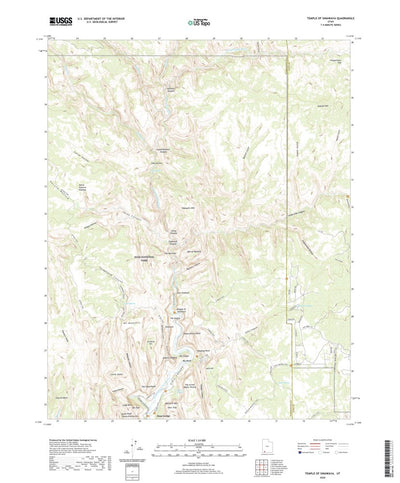 United States Geological Survey Temple of Sinawava, UT (2020, 24000-Scale) digital map