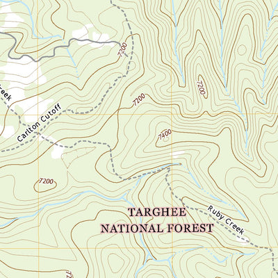 United States Geological Survey Temple Peak, ID (2020, 24000-Scale) digital map
