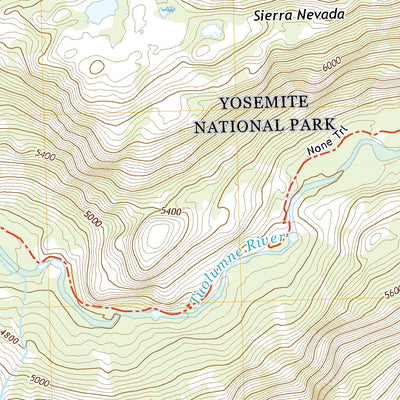 United States Geological Survey Ten Lakes, CA (2021, 24000-Scale) digital map