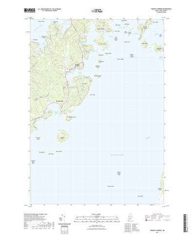 United States Geological Survey Tenants Harbor, ME (2021, 24000-Scale) digital map